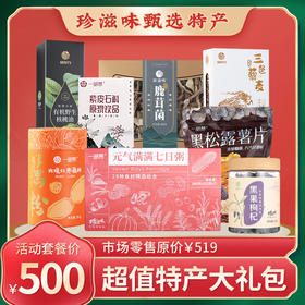 珍滋味500元年货大礼包特产零食组合