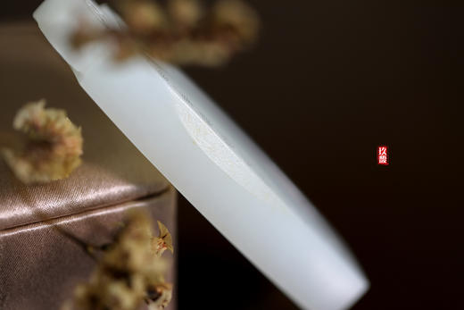 和田玉（白玉）籽料挂件--无事牌52g 商品图2