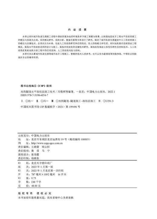 地铁隧道水平冻结法施工技术 商品图3