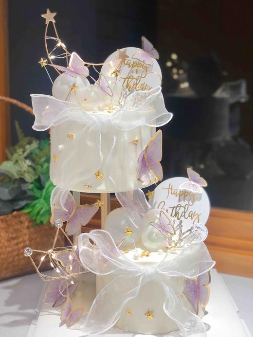 悬浮蝴蝶奶油蛋糕 下单前请仔细阅读商品详情 商品图0