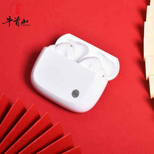 牛首山文创福音悦耳蓝牙耳机真无线蓝牙耳机Purpods降噪适用小米华为苹果 商品图1