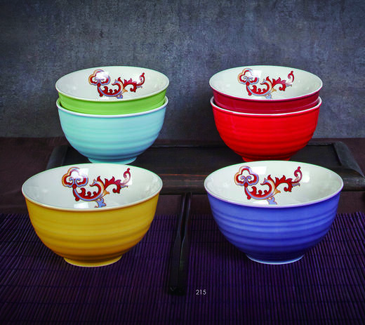 【碗具】如意饭碗6入  370ml 商品图0