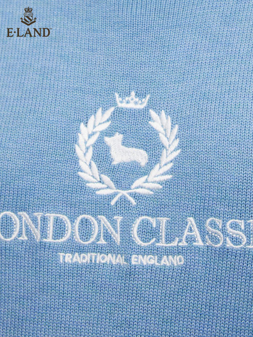 ELAND衣恋简约圆领柯基针织毛衣	EEKWC11H2M 商品图3