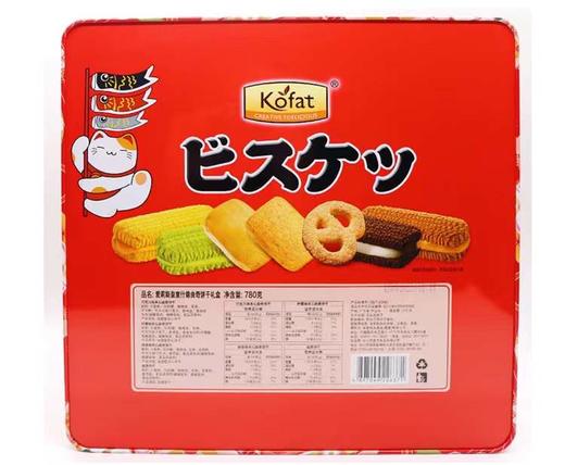 kofat 爱莉斯皇室什锦曲奇饼干礼盒 1008g  4897049226371 商品图1