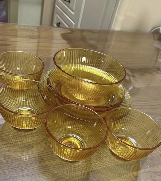 康宁SNAPWARE 晶尊系列餐具8件套👏👏烛光下熠熠生辉，秀色可餐🎈一套高颜值🉐餐具🍽晶尊系列琥珀色，硼玻璃钢化，可进微波炉，烤箱，高颜值，高品质！安全无毒，安全健康，耐冷耐热！ 商品图12