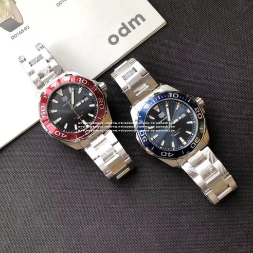 原单！   保真！新款到货！Original Tagheuer,泰格豪雅竞潜系列石英表！~43mm表径，蓝宝石镜面，超强夜光指针，原装机芯，支持拆机验货，超高难度精钢拉丝工艺无法仿制，一表一码配吊牌 商品图8