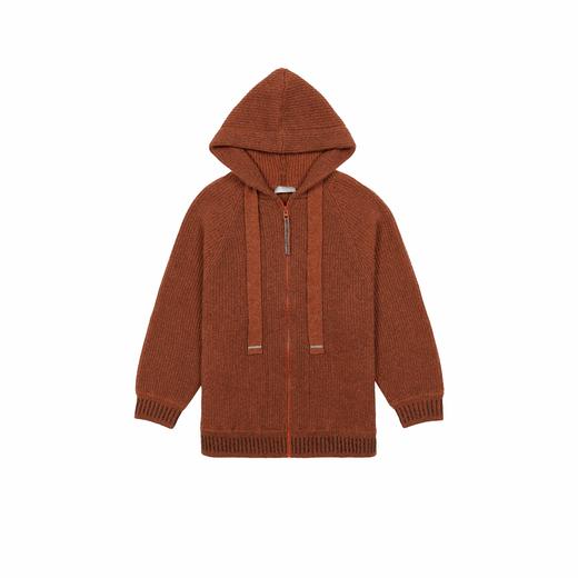 珍贝带帽女拉链开衫H61082 商品图3