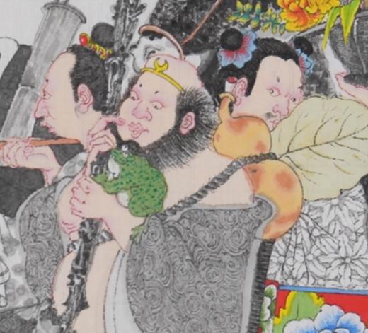 沈鹏 | 《八仙祝寿》 34cm×68cm 商品图7