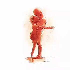 艺术家高孝午——我们这一代 I LOVE YOU雕塑#此商品参加第十一届北京惠民文化消费季