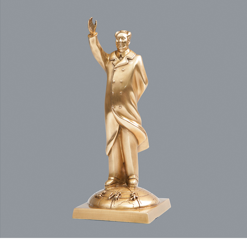 宇达青铜摆件《敬爱的毛泽东主席》艺术装饰摆件