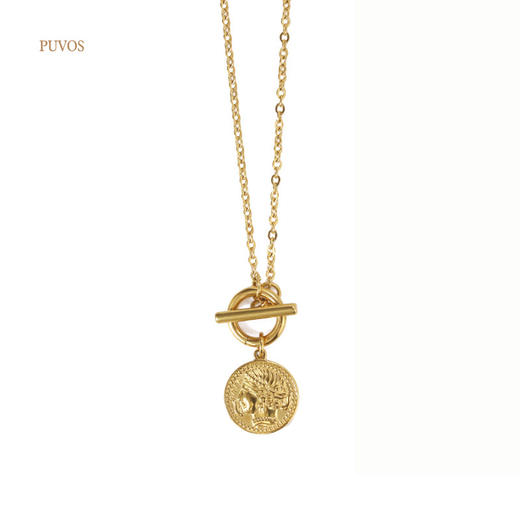 预售|PUVOS普沃斯 欧美复古罗马人像项链 .潮快闪[福利品] 商品图8