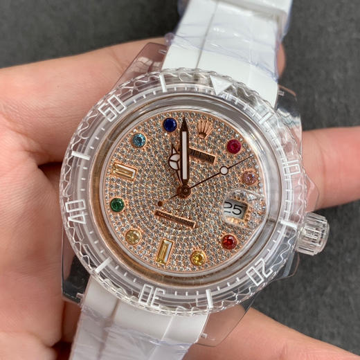 KZ幻影实验室改装劳力士透明水鬼 水晶壳 商品图2