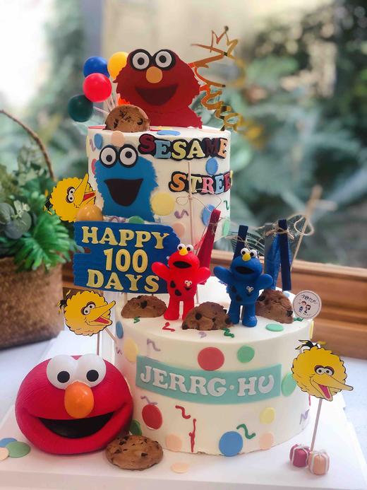 悬浮芝麻街奶油蛋糕 提前一周预定 下单前请仔细阅读商品详情 商品图1