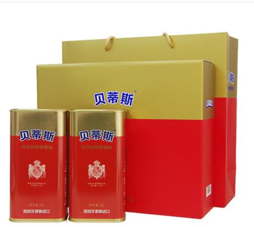 Y| 贝蒂斯特级初榨橄榄油1L*2礼盒（普通快递） 商品图0