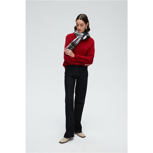 珍贝圆领夹丝女衫H61066 商品图1