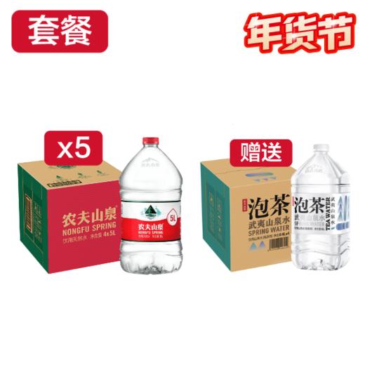 【专属年货】农夫山泉饮用天然水5L*4瓶5箱，加赠泡茶水1箱 商品图0