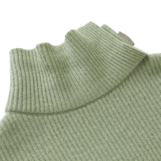 珍贝半高领链饰元宝针女衫H61009 商品图3