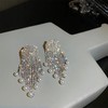 TPR满钻珍珠流苏耳坠气质高级感轻奢耳环2021年新款潮 商品缩略图2