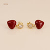 预售|PUVOS普沃斯 爱心锆石镶嵌法式新年耳钉 .潮快闪[福利品] 商品缩略图3