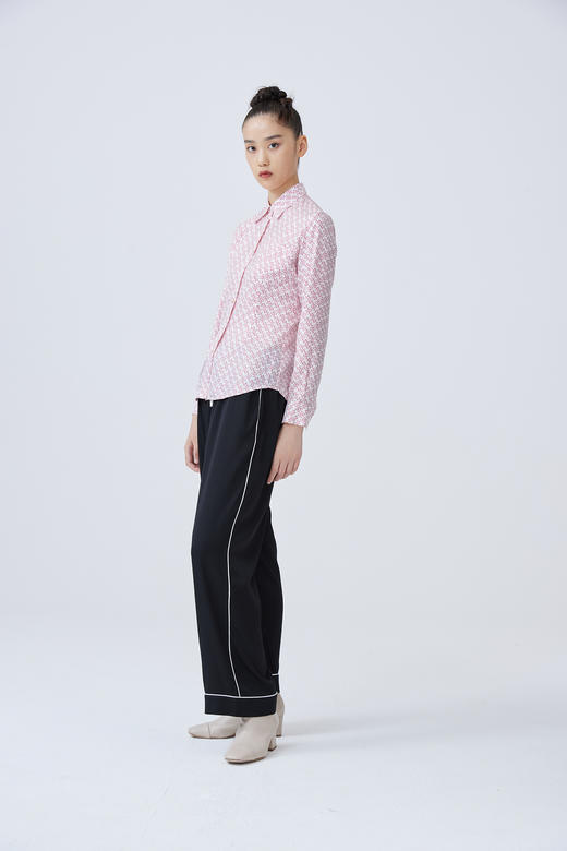 直筒真丝女长裤 SJS93W315N 商品图2