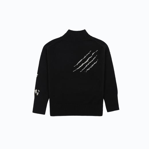 珍贝高领烫饰提花女衫H61060 商品图6