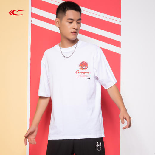 【线下同款 100%纯棉宽松 】赛琪百搭运动短袖11248S 商品图0