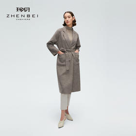 珍贝双面呢女大衣99216