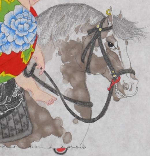 沈鹏 | 《马上牛》23cm×80cm 商品图4