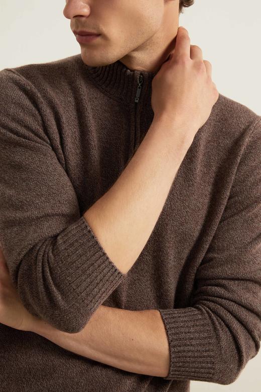 珍贝半高领男拉链衫11586 商品图2