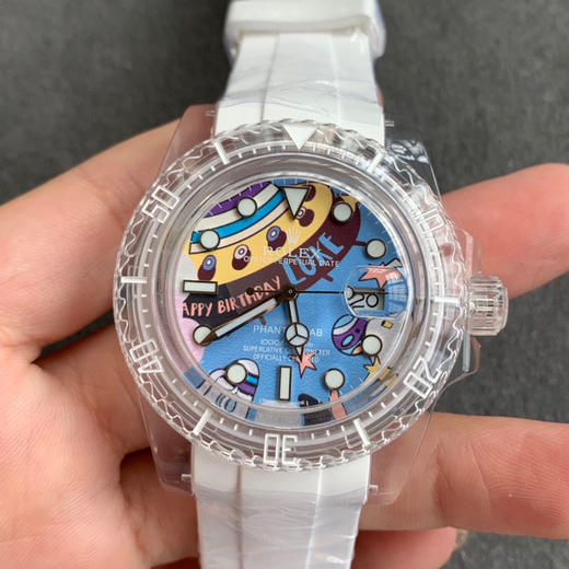 KZ幻影实验室改装劳力士透明水鬼 水晶壳 商品图0