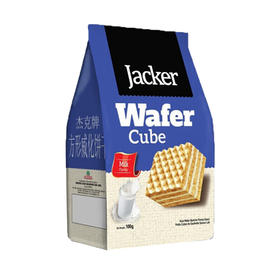 杰克牛奶味方形威化饼干【100g】