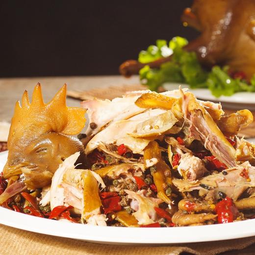 鸿百年手撕椒麻鸡整只500g 商品图0