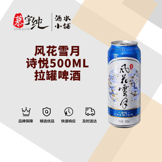 风花雪月诗悦500ML拉罐啤酒 商品图0