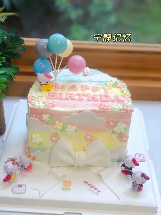 异形翻糖蝴蝶结hello Kitty奶油蛋糕 下单前请仔细阅读商品详情 商品图0