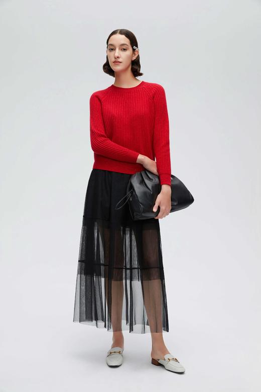 珍贝元宝针夹丝亮片女衫55237 商品图2