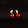 预售|PUVOS普沃斯 爱心锆石镶嵌法式新年耳钉 .潮快闪[福利品] 商品缩略图2