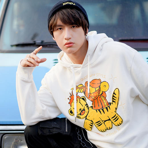 MISHKA印花套头卫衣M21100490M 商品图3