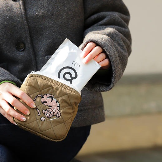 Ceremorning 宝石咖啡周边 杭州系列 菱格纹刺绣 手冲滤纸收纳包 商品图2