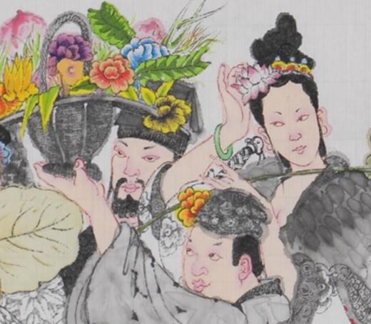 沈鹏 | 《八仙祝寿》 34cm×68cm 商品图6