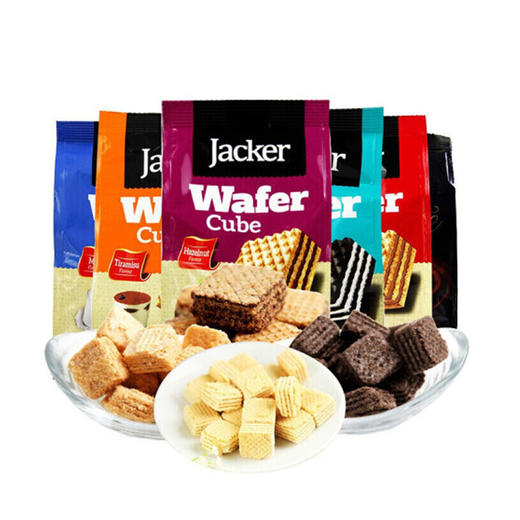 杰克牛奶味方形威化饼干【100g】 商品图2