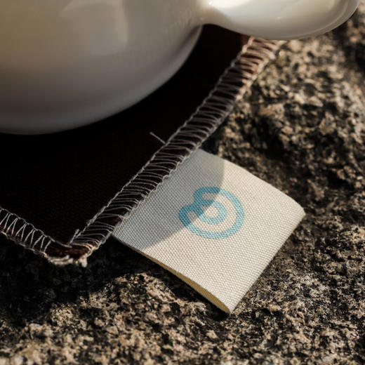 Ceremorning 宝石咖啡周边 杭州系列 日本帆布 菱格纹刺绣 杯垫 商品图3