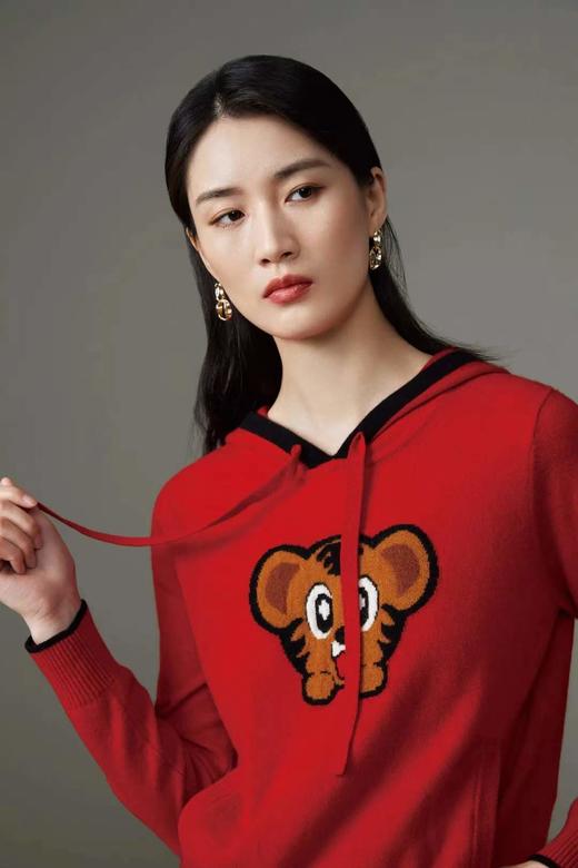 皮皮狗女式提花帽子衫8245210718 商品图4