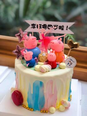 小猪佩奇奶油蛋糕 下单前请仔细阅读商品详情