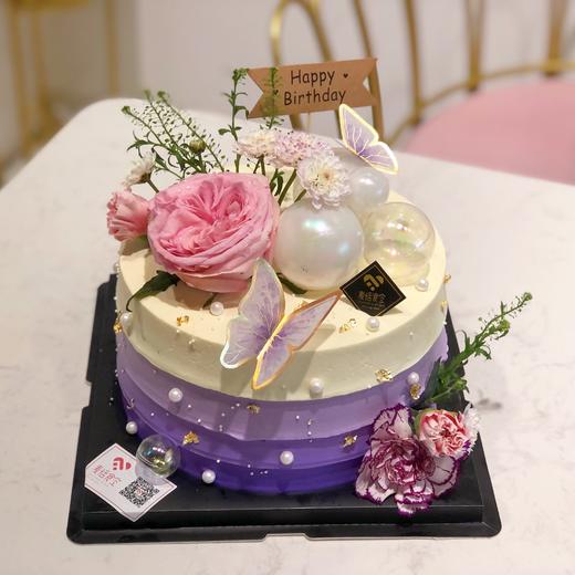 梦幻鲜花蛋糕（进口淡奶油➕水果夹层）提前3小时预定 商品图1
