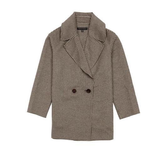 珍贝双面呢翻领短大衣99201 商品图3