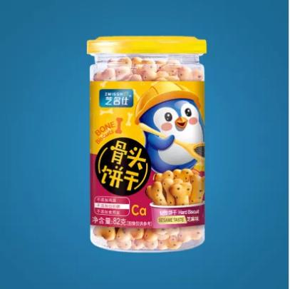 （12月新货）芝名仕无糖无盐骨头饼干82g 商品图1