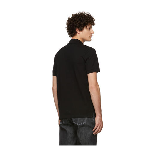 ALEXANDER MCQUEEN 亚历山大.麦昆 男士棉质骷髅徽标短袖 POLO衫 黑色 633843 QRX33 1000 商品图2