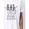 ALEXANDER MCQUEEN 亚历山大.麦昆 男士棉质 Sneaker 骷髅印花圆领短袖T恤 白色 682530 QSZ62 0900 商品缩略图3