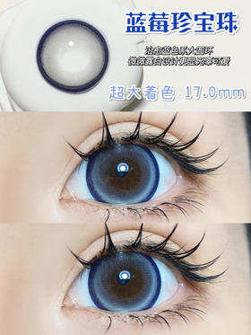 超大直径丨蓝莓珍宝珠·Sheepcon丨14.5mm（年抛/2片装）