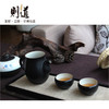 【则道茶具】 茶具 陶朴系列 细纹杯（台湾陶作坊黑陶） 商品缩略图1